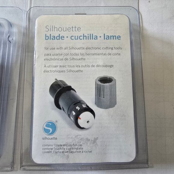 Silhouette SILH-BLADE-3-3T Cameo Blade NEW  Set of TWO (2) Vinyl Cardstock - Picture 3 of 4